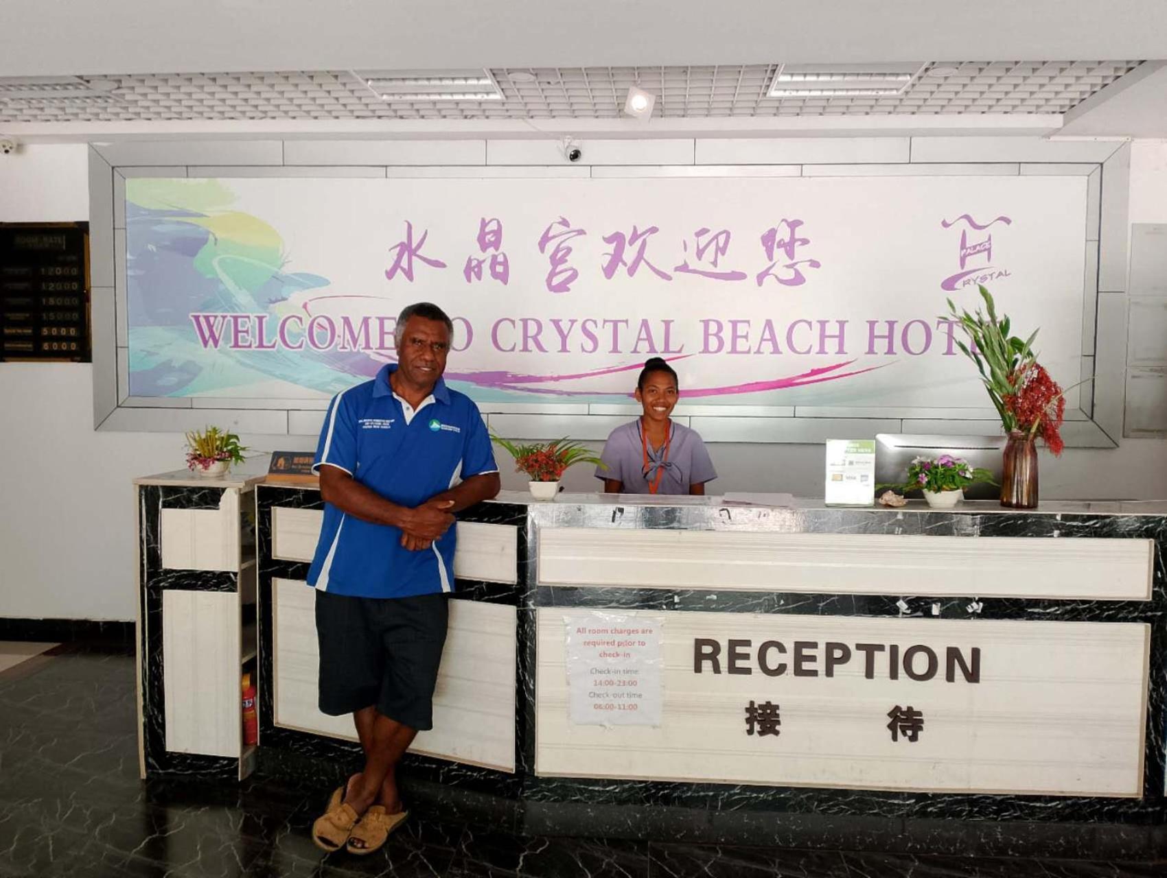 Crystal Beach Hotel Port Vila Kültér fotó